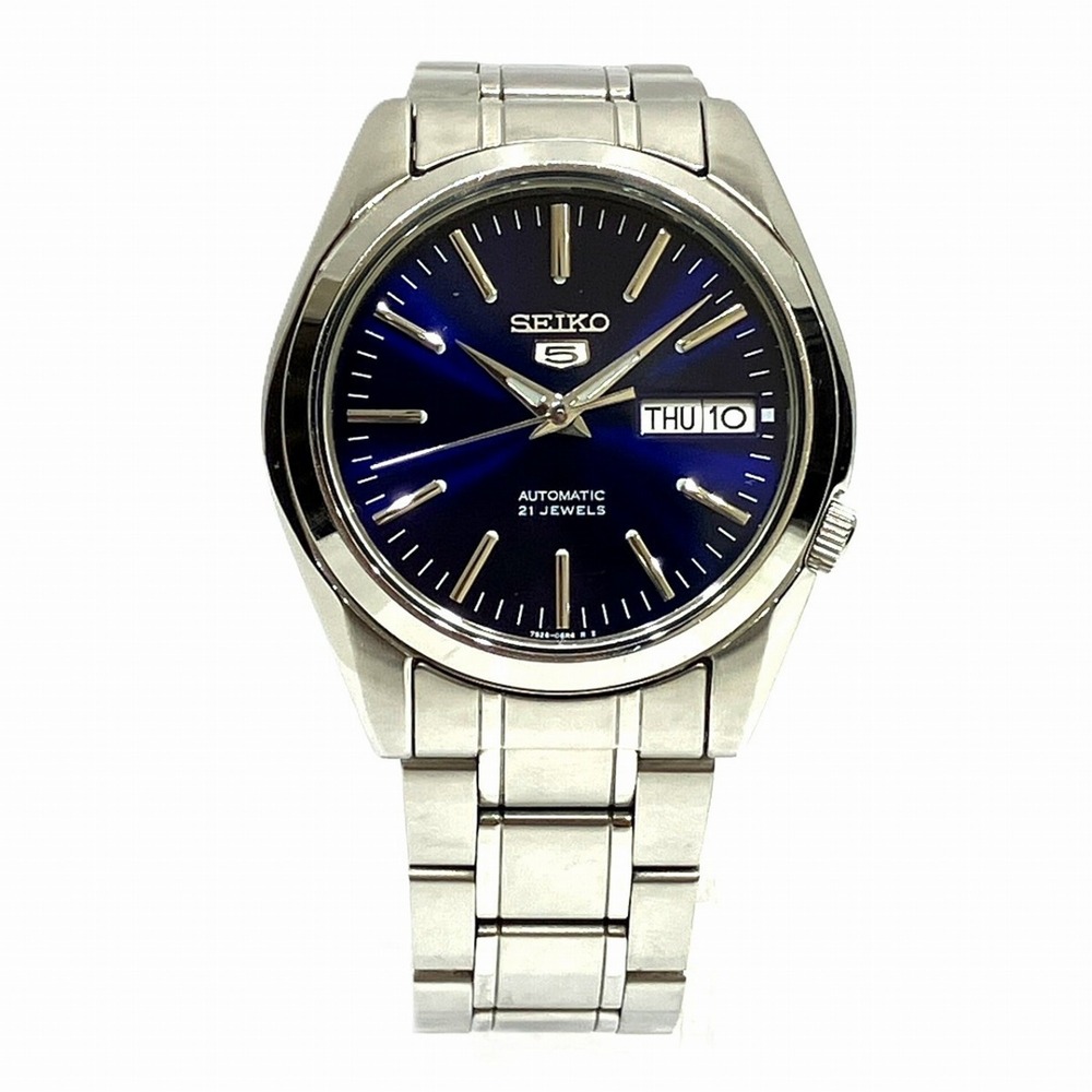 Seiko SEIKO wristwatch, total weight 99.4g, stainless steel, automatic windin...